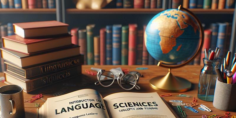 Introduction aux Sciences du Langage : Concepts et Théories