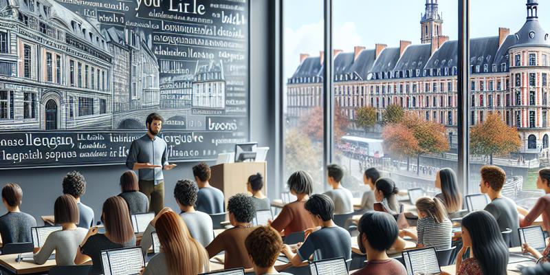 Licence Sciences du Langage à Lille : Programme et Débouchés Licence Sciences du Langage à Lille : Programme et Débouchés