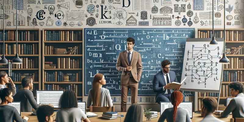 Sciences du Langage : Programme de la Licence